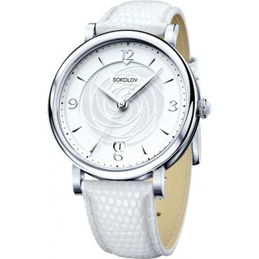 Женские российские серебряные наручные часы SOKOLOV 103.30.00.000.03.02.2 1