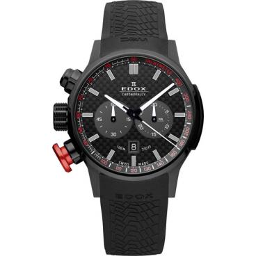 Мужские швейцарские наручные часы Edox 10302-37NNIN с хронографом 1