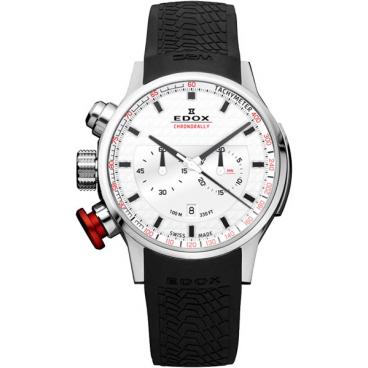 Мужские швейцарские наручные часы Edox 10302-3AIN с хронографом 1