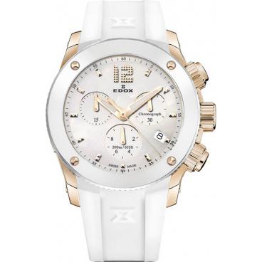 Женские швейцарские наручные часы Edox 10411-37RBNAIR с хронографом 1