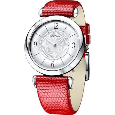 Женские российские серебряные наручные часы SOKOLOV 105.30.00.000.03.03.2 1