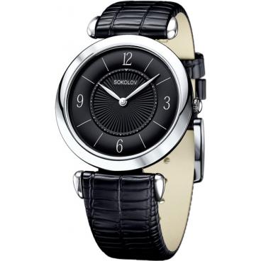 Женские российские серебряные наручные часы SOKOLOV 105.30.00.000.04.01.2 1