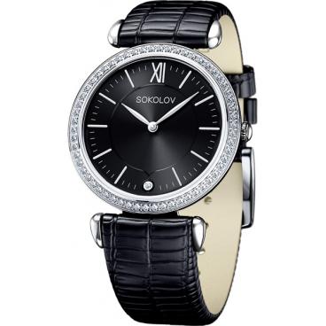 Женские российские серебряные наручные часы SOKOLOV 106.30.00.001.02.01.2 1