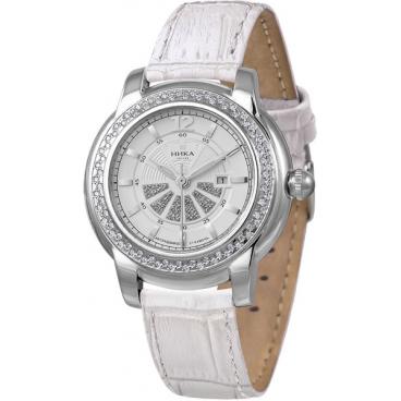 Женские российские механические серебряные наручные часы Ника 1071.2.9.24B 1