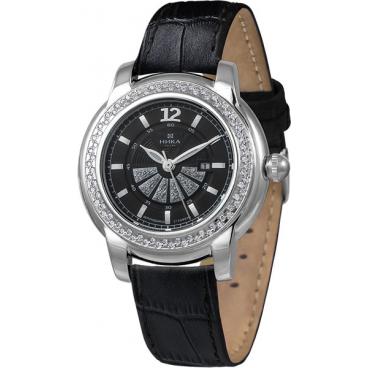 Женские российские механические серебряные наручные часы Ника 1071.2.9.54B 1