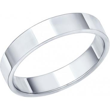 Обручальное парное кольцо из белого золота SOKOLOV 110201_s 1 Обручальное парное кольцо из белого золота SOKOLOV 110201_s 1