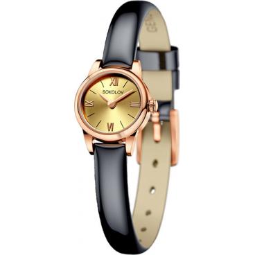 Женские российские золотые наручные часы SOKOLOV 211.01.00.000.02.05.3 1