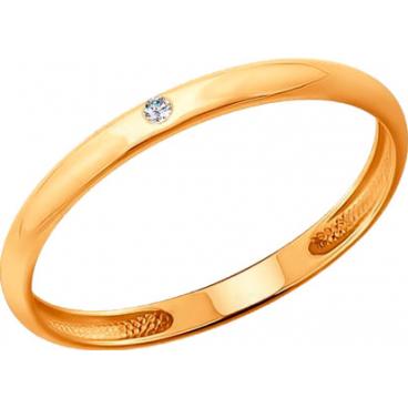 Золотое кольцо SOKOLOV 1110170_s с бриллиантом 1 Золотое кольцо SOKOLOV 1110170_s с бриллиантом 1
