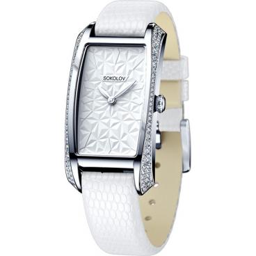 Женские российские серебряные наручные часы SOKOLOV 119.30.00.001.03.02.2 1
