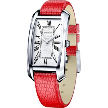 Женские российские серебряные наручные часы SOKOLOV 120.30.00.000.01.03.2 1