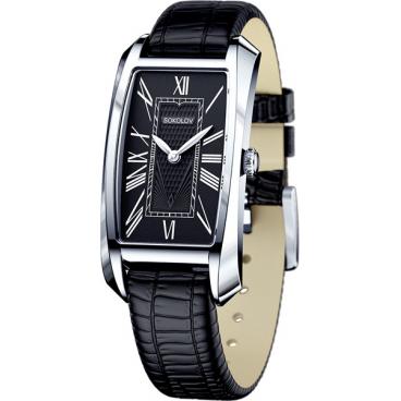 Женские российские серебряные наручные часы SOKOLOV 120.30.00.000.02.01.2 1