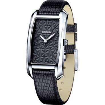 Женские российские серебряные наручные часы SOKOLOV 120.30.00.000.04.04.2 1