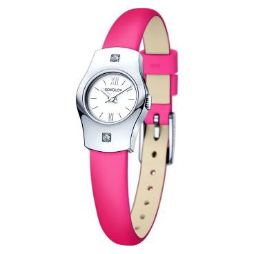 Женские российские серебряные наручные часы SOKOLOV 123.30.00.001.01.05.2 1