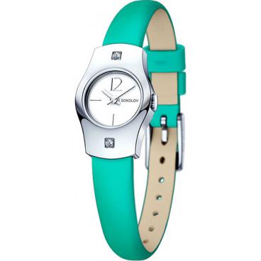 Женские российские серебряные наручные часы SOKOLOV 123.30.00.001.04.07.2 1