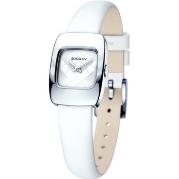 Женские российские серебряные наручные часы SOKOLOV 124.30.00.000.04.02.2 1