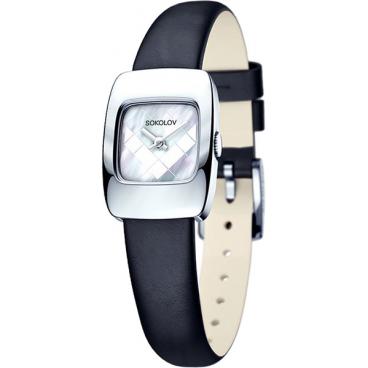 Женские российские серебряные наручные часы SOKOLOV 124.30.00.000.05.01.2 1