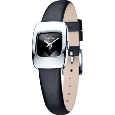Женские российские серебряные наручные часы SOKOLOV 124.30.00.000.06.01.2 1