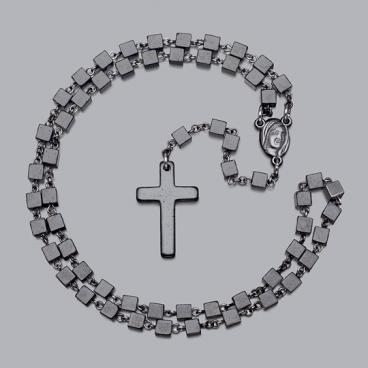 Колье бусы с подвесками Rico La Cara 1262-rlc с гематитом 1