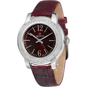 Женские российские механические серебряные наручные часы Ника 1274.2.9.64B 1