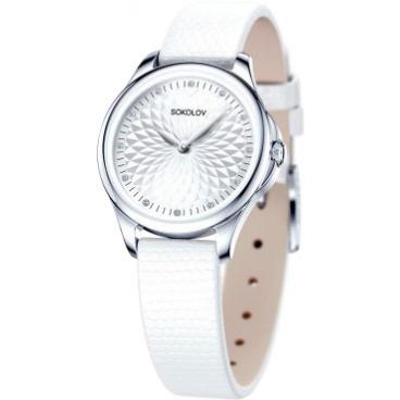 Женские российские серебряные наручные часы SOKOLOV 136.30.00.000.03.02.2 1