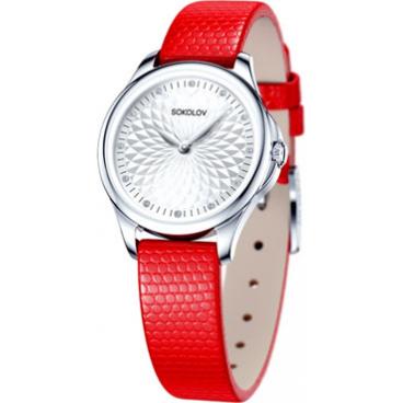 Женские российские серебряные наручные часы SOKOLOV 136.30.00.000.03.03.2 1