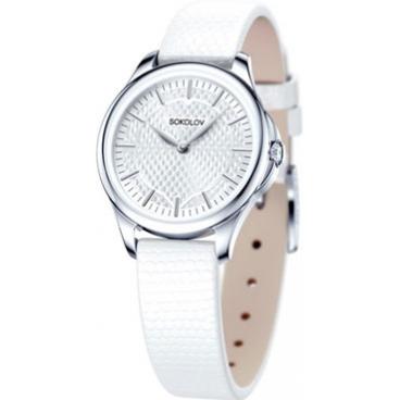 Женские российские серебряные наручные часы SOKOLOV 136.30.00.000.05.02.2 1