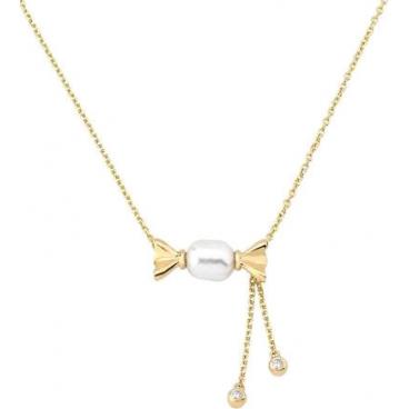 Колье цепь с подвесками Majorica 15096.01.4.000.010.1 с органическим жемчугом, цирконием 1 Колье цепь с подвесками Majorica 15096.01.4.000.010.1 с органическим жемчугом, цирконием 1