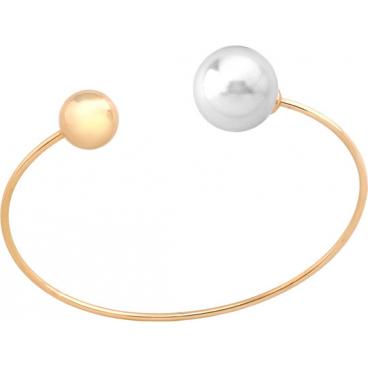 Жесткий браслет Majorica 15449.01.0.000.010.1 с органическим жемчугом 1 Жесткий браслет Majorica 15449.01.0.000.010.1 с органическим жемчугом 1