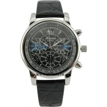 Мужские российские серебряные наручные часы Ника 1850.0.9.72A с хронографом 1