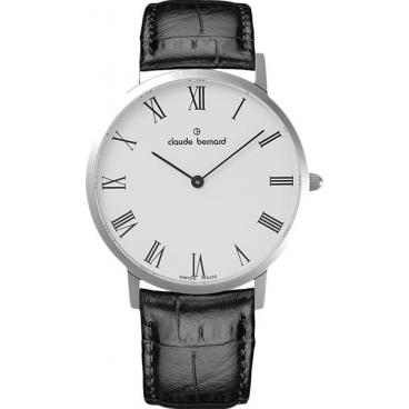 Мужские швейцарские наручные часы Claude Bernard 20202-3BR 1 Мужские швейцарские наручные часы Claude Bernard 20202-3BR 1