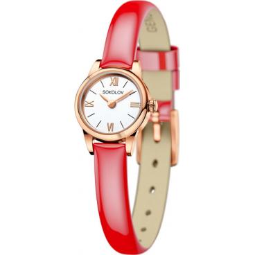 Женские российские золотые наручные часы SOKOLOV 211.01.00.000.01.07.3 1