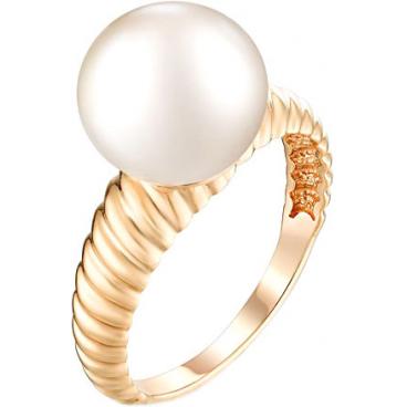 Золотое кольцо De Fleur 21444A1 с жемчугом 1 Золотое кольцо De Fleur 21444A1 с жемчугом 1