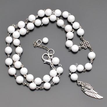 Колье бусы с подвесками Rico La Cara 2148-rlc с агатом 1