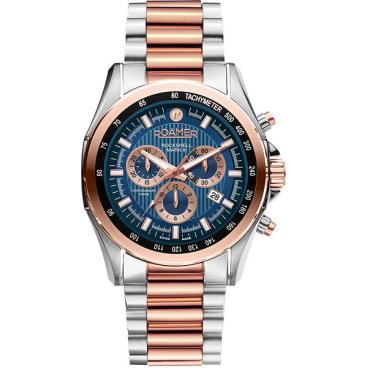 Мужские швейцарские наручные часы Roamer 220.837.49.45.20 с хронографом 1