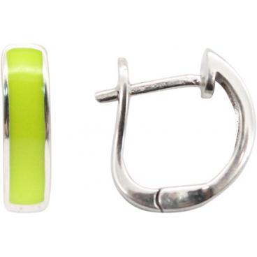 Серебряные серьги Silver Wings 22AE6134E21/R-148 с эмалью 1 Серебряные серьги Silver Wings 22AE6134E21/R-148 с эмалью 1