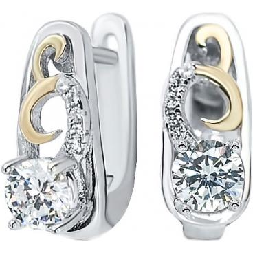 Серебряные серьги Silver Wings 22SET8675gp-113 с цирконием 1 Серебряные серьги Silver Wings 22SET8675gp-113 с цирконием 1