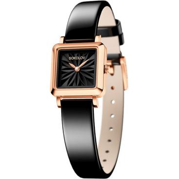 Женские российские золотые наручные часы SOKOLOV 231.01.00.000.04.04.2 1