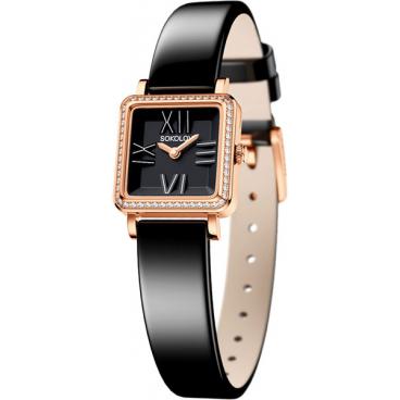 Женские российские золотые наручные часы SOKOLOV 232.01.00.001.02.04.2 1