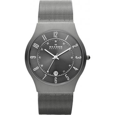 Мужские титановые наручные часы Skagen 233XLTTM 1