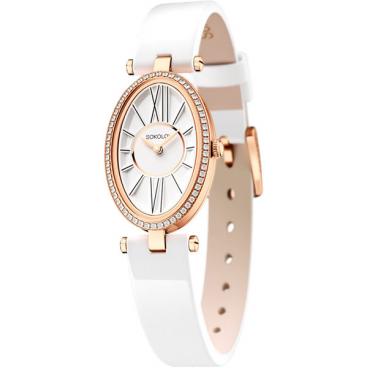 Женские российские золотые наручные часы SOKOLOV 236.01.00.001.01.05.2 1