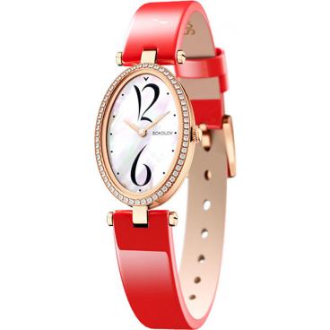 Женские российские золотые наручные часы SOKOLOV 236.01.00.001.05.06.2 1