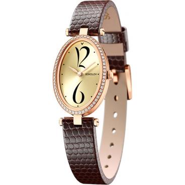 Женские российские золотые наручные часы SOKOLOV 236.01.00.001.06.07.2 1