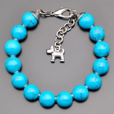 Браслет из бусин Rico La Cara 3151-rlc с бирюзой 1