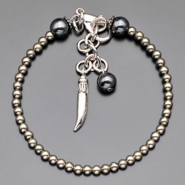 Браслет из бусин Rico La Cara 3169-rlc с пиритом, гематитом 1