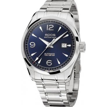 Мужские швейцарские механические наручные часы Epos 3401.132.20.56.30 1