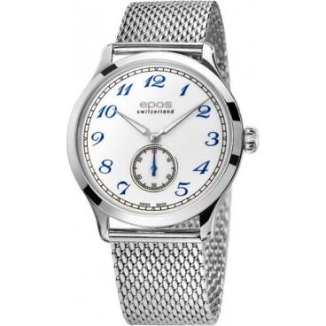 Мужские швейцарские механические наручные часы Epos 3408.208.20.30.30 1