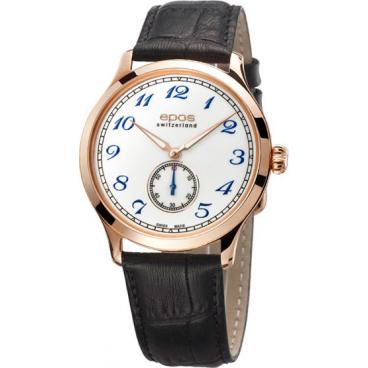 Мужские швейцарские механические наручные часы Epos 3408.208.24.30.15 1