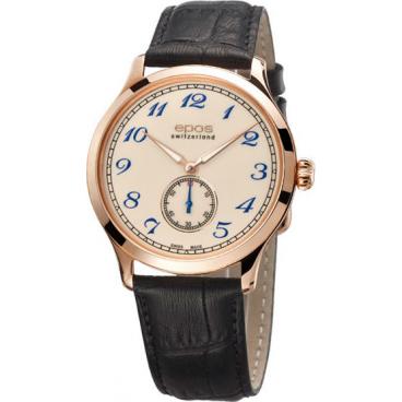 Мужские швейцарские механические наручные часы Epos 3408.208.24.31.15 1