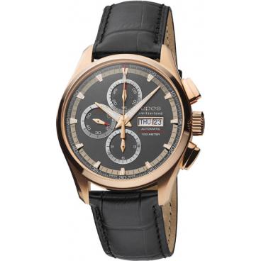 Мужские швейцарские механические наручные часы Epos 3433.228.24.14.25 с хронографом 1