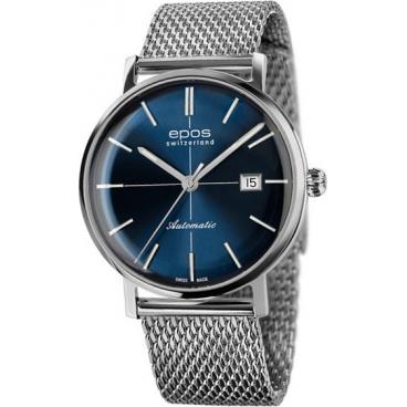 Мужские швейцарские механические наручные часы Epos 3437.132.20.16.30 1